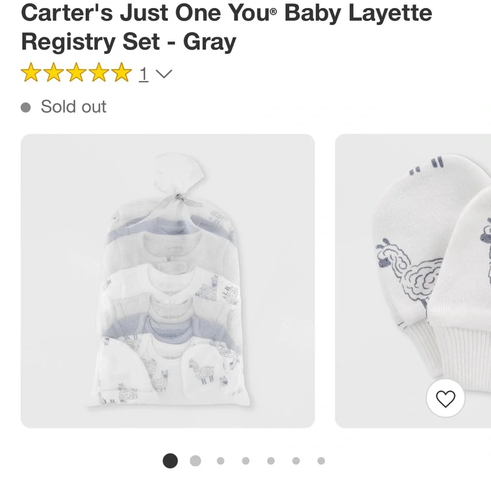 8 piece set carters boy set 3m new w tags and gift set cotton blue stripe sheep